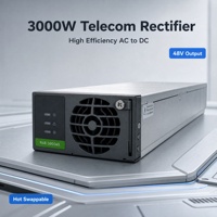 Module redresseur télécom R48-3000e3 3000W 48V, module redresseur de puissance AC/DC haute fiabilité pour centre de données
