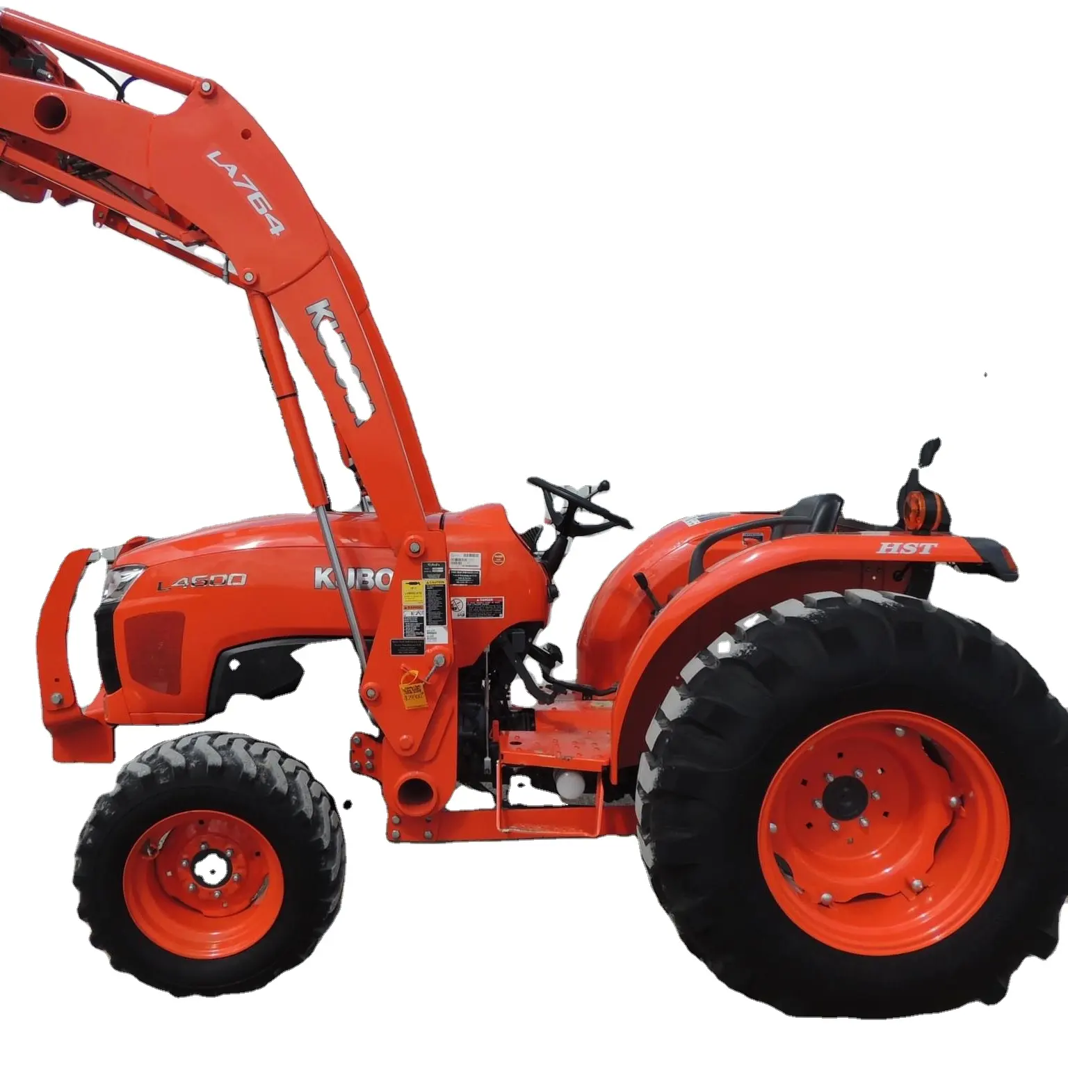Mesin diesel traktor KUBOTA LA764, peralatan pertanian Memuat mesin traktor pertanian