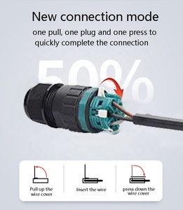 M20 <span class=keywords><strong>3</strong></span> Pin IP68 cavo connettore impermeabile morsettiera scatola di giunzione illuminazione esterna connettore elettrico connettore filo rapido - Product Image 2