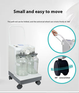 Appareil d'aspiration médicale professionnel 2026 pour le traitement des expectorations, machine d'aspiration électrique portable en ABS, classe II, débit de pompage 20 L/min - Product Image 6