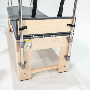 Queenlife Machine de Pilates Cadillac complète pour l'entraînement des muscles du tronc, équipement de luxe avec appui-tête et repose-bras réglables - Product Image 4