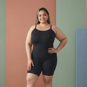 Shapewear sans couture pour femmes grandes tailles, design <span class=keywords><strong>taille</strong></span> haute pour le ventre et les fesses, tissu extensible respirant, corset de mise en forme du corps entier - Product Image 1