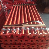 Poteau de coffrage en acier réglable, support d'échafaudage/poteau de poussée et de traction, capacité de charge de 800 kg pour la construction extérieure moderne