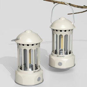 Lanterne portative multifonctionnelle rétro <span class=keywords><strong>pour</strong></span> le camping en plein air, étanche, éclairage d'ambiance, cadeau, lanterne à main - Product Image 3