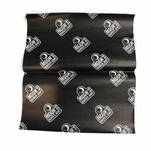 Papel Encerado Negro Personalizado para Alimentos, Papel Antigrasa para Restaurantes, Papel para Llevar con Logotipo Impreso, Papel Encerado - Product Image 1