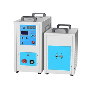 induction metal heating forging furnace medium frequencies mini lab heat treatment furnace