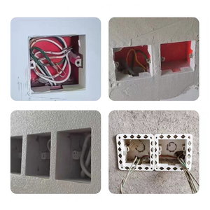 Protectores de Esquinas en Stock para Cajas Traseras de Interruptores y Enchufes de 86x86mm - Product Image 5