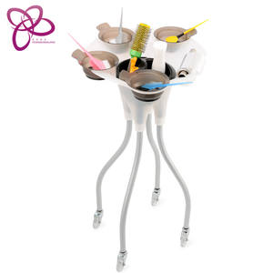 Caja de extensiones de cabello T0144 para salón de belleza, cajas para peluquero con cierre de 360 grados de rotación, color marrón - Product Image 1