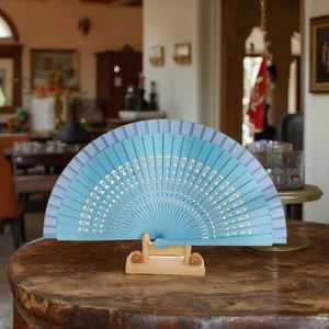 Elegant <b>White</b> <b>Lace</b> Wedding Folding Bamboo Fan Vintage Handmade with Tassels-for Business or Promotional Gifts - Product Image 2