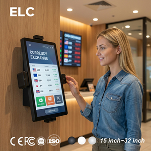 Kiosco de Pago de 21.5 Pulgadas para Montaje en Pared, Cambio de Divisas, Cámara 4K, NFC, POE, Verificación de Identidad - Product Image 1