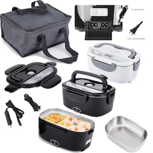 1.5L Portable Heating Box 60W Electric Lunch Box Food Heater Fast Heating  Lunch Case 