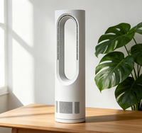 Ventilateur de table à commande tactile ABS avec moteur DC sans balais, certifié BSCI ISO9001, 69 brevets, idéal pour le bureau, la chambre et la famille, directement de l'usine