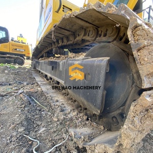Excavadora de cadenas usada Komatsu PC200 de 20 toneladas para construcción de puentes, retroexcavadora de respuesta rápida - Product Image 3