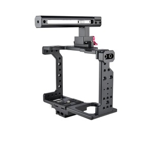 สำหรับกล้อง Sony สำหรับ canon/ สำหรับกล้อง <span class=keywords><strong>Fujifilm</strong></span> DSLR ที่มีด้ามจับรองเท้าเย็นพร้อมก้าน C200 15มม. ชุดแท่นขุดเจาะกล้องอเนกประสงค์ - Product Image 1