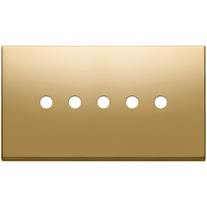 5Mx5 Bs Round Gold <b>Plate</b> 16.5 Cm Length Wall <b>Switch</b> Cover - Product Image 1