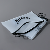 Sacs de rangement transparents personnalisés en PVC Sacs en plastique étanches pour câble de données, chargeur de vêtements, lanière de clés de maquillage Sacs en plastique pour insigne de bijoux