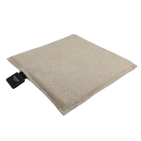 Coussin chauffant portable en nano-carbone 45x45cm, housse amovible et lavable, alimenté par batterie USB, pour la maison, le bureau et l'extérieur