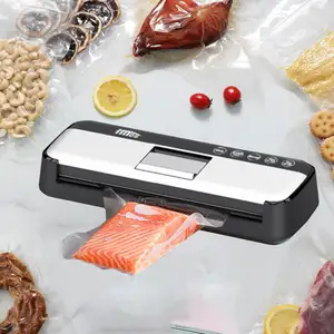 2024 Hot Selling Mini Vacuum Sealer Sealing Machine Home Kitchen LED Touch Display Vacuum Food Sealers