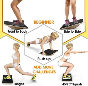 Planche d'équilibre Gymbopro Bear the Weight de haute qualité, résistante à 350 lb, pour le <span class=keywords><strong>yoga</strong></span> et la remise en forme - Product Image 5