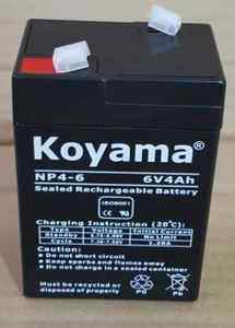 Batteria al Piombo-Acido 6V4AH 4AH <span class=keywords><strong>6</strong></span> <span class=keywords><strong>Volt</strong></span> (NP4-<span class=keywords><strong>6</strong></span>) Ricaricabile per UPS - Product Image 5