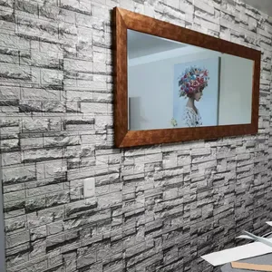 Nieuwe Ontwerp Zelfklevende Muursticker Decoratieve 3D Schuim Baksteen Behang In China