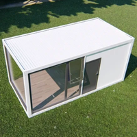 Kiosque modulaire de 10 pieds pour snacks, conteneur amovible facile à transporter, investissement commercial, maison de conteneur mobile pour l'extérieur