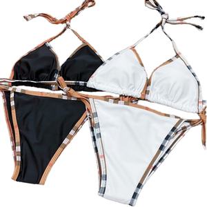 ชุดบิกินี่ไมโครธองลายสัตว์สำหรับผู้หญิง ฤดูร้อน 2025 แบบ 2 ชิ้น พร้อมบราดันทรง ลดราคา - Product Image 1