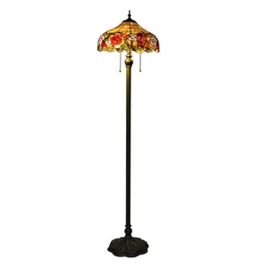 Lámpara de pie de vitral Tiffany LongHuiJing para restaurante - Product Image 1