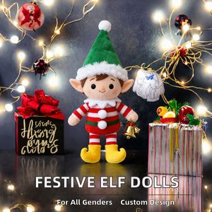 Muñecos de Peluche de Elfo Navideños Personalizados al por Mayor, Juguetes de Peluche Súper Suaves con Relleno de Algodón PP, Decoraciones y Regalos - Product Image 3