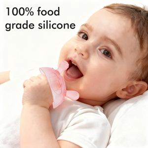 Manopla de Silicona para la Dentición del Bebé, Suave, de Grado Alimenticio, Previene que se Muerdan las Manos, Forma de Monstruo Pequeño - Product Image 3
