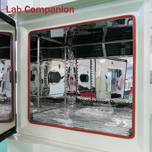 Cámara de prueba de choque térmico de alta velocidad 400L Tasa de rampa Refrigerado por agua 380V con controlador Q8 - Product Image 5