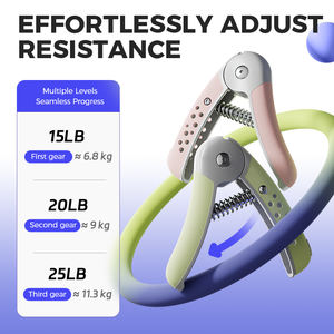 Gripper tangan latihan kekuatan pegangan tangan murah Gripper tangan latihan jari ABS + PC + TPR + MK7006-01 olahraga MIKE logam - Product Image 3