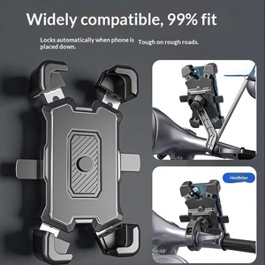 Support de téléphone pour moto et vélo, fixation anti-vibration pour guidon, maintien sécurisé pour la navigation, vente en gros - Product Image 3