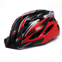 Casque de vélo pliable pour adulte unisexe, avec coque en PC et EPS haute densité, noir brillant, pour VTT/vélos de route, fabriqué en Chine