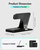 Station de charge sans fil pour plusieurs appareils, charge rapide, port USB Type-C pour iPhone Apple, écouteurs, montre connectée, etc.