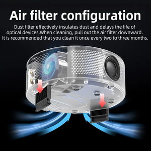 New T60 <span class=keywords><strong>Android</strong></span> 9.0 xách tay 16G 2.4G WIFI <span class=keywords><strong>Android</strong></span> thông minh 3D Nhà video rạp hát 1920x1080dpi Full HD điện thoại Mini Chiếu - Product Image 3