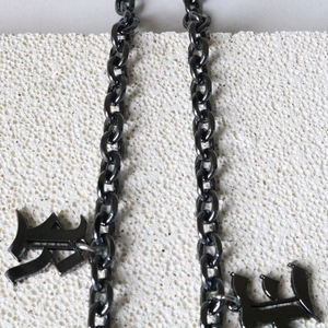 Cartera cadena letra logotipo personalizado Metal Acero inoxidable Hip Hop Punk pantalón bolsillo personalizado pantalones cartera Jeans cadena para hombres - Product Image 3