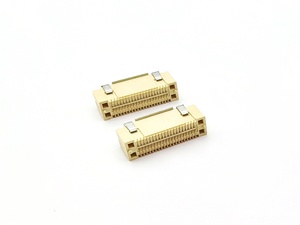 ขั้วต่อบอร์ดต่อบอร์ดแบบมีขา ระยะห่าง 0.8 มม. ความสูง 7.6 มม. ความกว้างขา SMT 5.8 มม. พร้อมโพสต์ 40P - Product Image 6