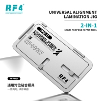 RF4 RF-PM17 Gabarit universel d'alignement et de laminage pour réparation d'écrans iPhone séries 12-17, outil de positionnement pour écran fixe et film