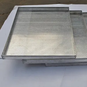 304 stainless steel drying tray with holes medicinal food drying tray hot air circulation oven drying pan industrial use