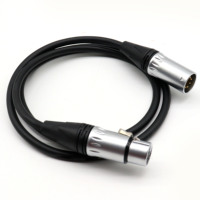 Câble dmx 5 broches du fabricant Connecteurs IP65 5 broches xlr Fil de câble de signal de contrôle pour l'éclairage