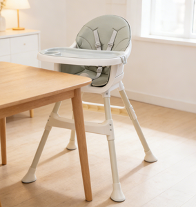 Sedia da pranzo alta per neonati portatile 4 in 1 sedia da alimentazione per bambini seggiolone regolabile - Product Image 3