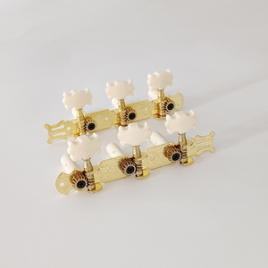 1 cặp đồng thau vàng kim loại đàn <span class=keywords><strong>guitar</strong></span> cổ điển chuỗi điều chỉnh Chốt Đầu máy OEM thương hiệu Quảng Đông Trung Quốc - Product Image 5