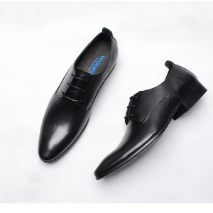 Chaussures plates décontractées et habillées pour hommes en cuir véritable respirant, légères, antidérapantes, idéales pour les affaires et les mariages en extérieur - Product Image 3