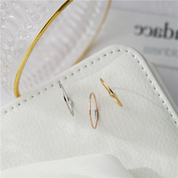 Meistverkaufte Damen 0,5mm Schlichte Goldringe Größe 3-10 Stapelringe Mädchen Schlichte Dünne Silber/Gold Edelstahl Wasserdichte Ringe