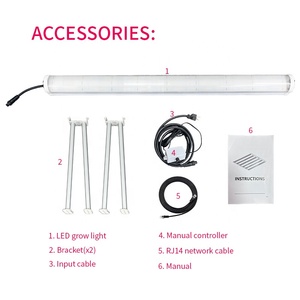 4FT 120W <strong>Plant</strong> <strong>Light</strong> Deep Far Red Spectrum Under Canopy Led Grow <strong>Light</strong> <strong>for</strong> <strong>Indoor</strong> Greenhouse Horticultural - Product Image 3