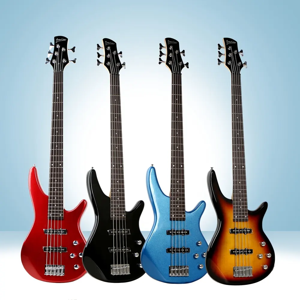 Factory wholesale bass guitar 5 strings electric bass guitar made in China musical instrument
