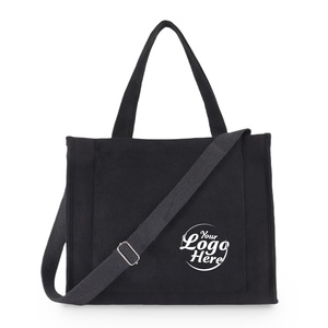 Bespoke Solid Color Shoulder <b>Canvas</b> Bags Zipper Closure-Reinforced Stitching Custom Graphics Portable Durable for Personalized - Product Image 4