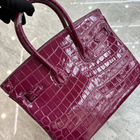 Sac à main de luxe pour femme en cuir véritable à motif crocodile ; Sac de soirée élégant pour le quotidien, vente en gros d'usine
