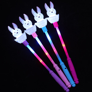 <b>Rabbit</b> Flashing Stick Plastic Light Up Toy For Chinese New Year Party Props Youth 15 35 Years Old Dynamic <b>Lighting</b> Effects - Product Image 3
